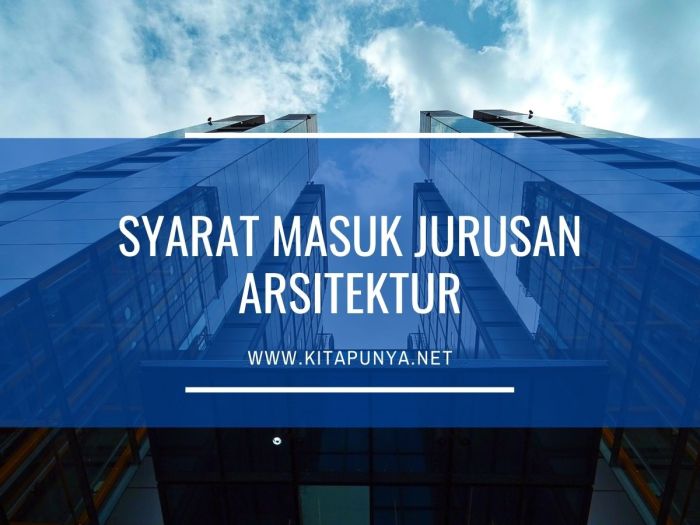 Syarat Masuk Jurusan Arsitektur: Panduan Lengkap - Blog Loker Jember